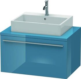 Duravit Konsolenunterschrank X-LARGE 440x800x548mm stone blue hochglanz