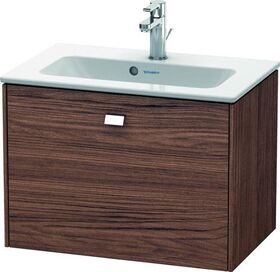 Duravit WT-Unterbau BRIOSO COMPACT Gri chrom 442x620x389mm nussbaum dunkel