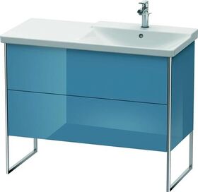 Duravit Waschtischunterbau XSQUARE Be re 805x1010x473mm Sto blue hochglanz