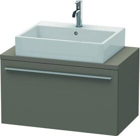 Duravit Konsolenunterschrank X-LARGE 440x800x478mm flannel grey seidenmatt