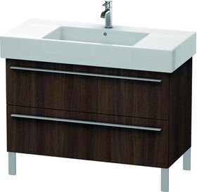 Duravit Waschtischunterbau X-LARGE 1000x470x588mm kastanie dunkel