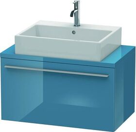 Duravit Konsolenunterschrank X-LARGE 440x800x478mm stone blue hochglanz