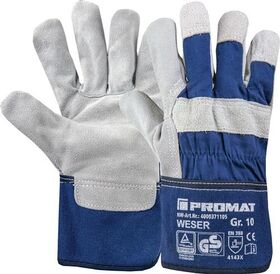 Handschuhe Weser Gr.10 blau EN 388 PSA II PROMAT - VPE: 12