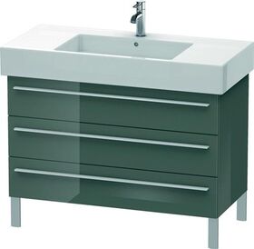 Duravit Waschtischunterbau X-LARGE 1000x470x588mm dolomiti grey hochglanz