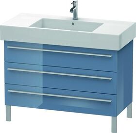 Duravit Waschtischunterbau X-LARGE 1000x470x588mm stone blue hochglanz