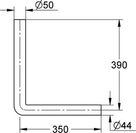 Grohe Spülrohr 390x350mm awe