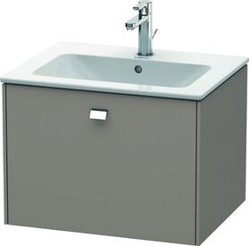 Duravit Waschtischunterbau BRIOSO Griff chrom 442x620x479mm basalt matt