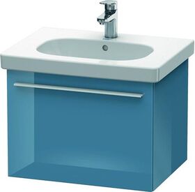 Duravit Waschtischunterbau X-LARGE 458x600mm stone blue hochglanz