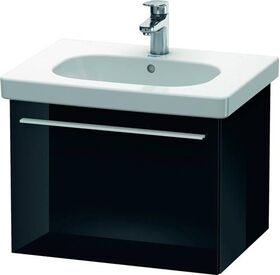 Duravit Waschtischunterbau X-LARGE 458x600mm schwarz hochglanz