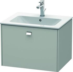 Duravit Waschtischunterbau BRIOSO Griff chrom 442x620x479mm betongrau matt