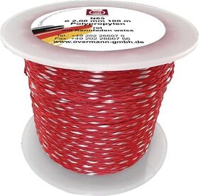 Maurerschnur L.100m D.2mm 65kg PP rot/weiß - VPE: 6