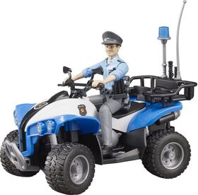 Polizei Quad mit Polizist und Ausst.