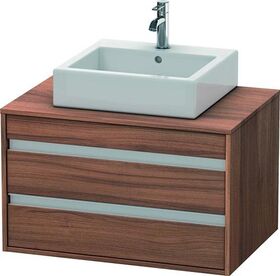 Duravit Waschtischunterbau KETHO 550x800x496mm nussbaum natur