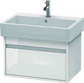 Duravit Waschtischunterbau KETHO 440x650mm weiß hochglanz