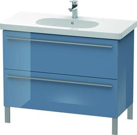 Duravit Waschtischunterbau X-LARGE 1000x470x668mm stone blue hochglanz