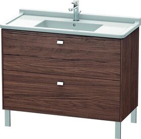 Duravit WT-Unterbau BRIOSO COMPACT Griffe chr 693x1020x469mm NB dunkel