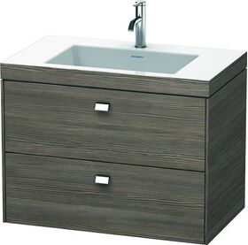 Duravit Waschtischunterbau BRIOSO 613x800x480mm m WT Vero Air Gri chr 1 HL