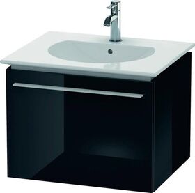 Duravit Waschtischunterbau X-LARGE 497x600x456mm schwarz hochglanz