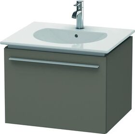 Duravit Waschtischunterbau X-LARGE 497x600x456mm flannel grey seidenmatt