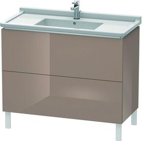 Duravit Waschtischunterbau L-CUBE 469x1020x712mm cappuccino hochglanz