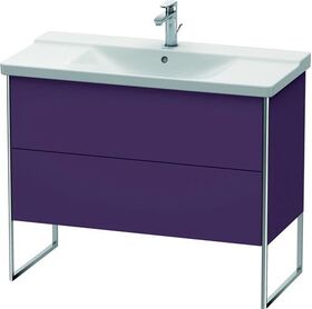 Duravit Waschtischunterbau XSQUARE 805x1010x473mm aubergine seidenmatt