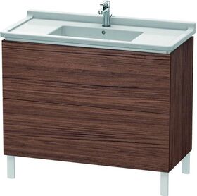 Duravit Waschtischunterbau L-CUBE 469x1020x712mm nussbaum dunkel