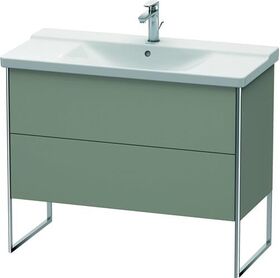 Duravit Waschtischunterbau XSQUARE 805x1010x473mm steingrau seidenmatt