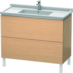 Duravit Waschtischunterbau L-CUBE 469x1020x712mm eiche gebürstet