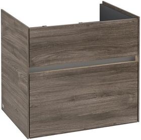 V&B Waschtischunterschrank COLLARO 604x546x444mm m LED-B. Stone Oak