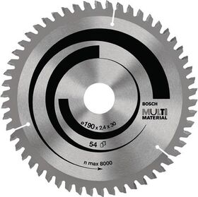 Kreissägeblatt AD 190mm Z.54 HLTCG Schnitt-B.2,4mm BOSCH