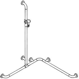 Hewi Duschhandlauf SERIE 801 senkrecht 1100mm apfelgrün