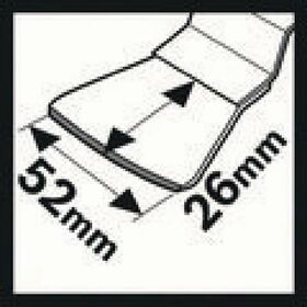 Schaber ATZ 52 SC B.52mm Starlock Klingen-L.26mm HCS BOSCH