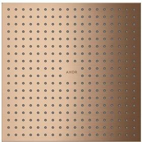 Kopfbrause 300/300 1jet AXOR Montage Decke-Aufputz brushed red gold