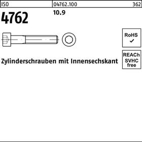 Zylinderschraube ISO 4762 Innen-6kt M10x 35 10.9 100 Stück - VPE: 100