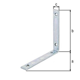 Balkenwinkel L140x140mm B.20mm schmal STA roh galv.verz.d.pass.GAH - VPE: 20