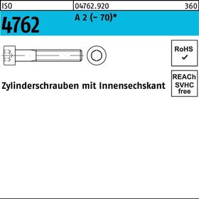 Zylinderschraube ISO 4762 Innen-6kt M6x 6 A 2 100 Stück - VPE: 100