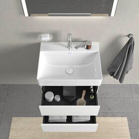 Duravit Waschtischunterbau XSQUARE 584x397x460mm 2 Schubk we ma ES Ah mitte