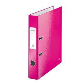 Leitz Ordner WOW 10060023 DIN A4 50mm Pappe pink metallic