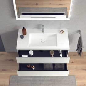 Duravit Waschtischunterbau L-CUBE m WT Vero Air 500x1000x480mm o HL we hgl