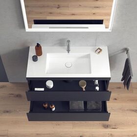 Duravit Waschtischunterbau L-CUBE m WT Vero Air 500x1000x480mm o HL gra ma