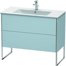 Duravit Waschtischunterbau XSQUARE 832x1010x478mm lichtblau seidenmatt