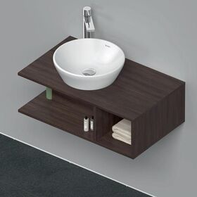 Duravit Waschtischunterbau D-NEO Compact f rechts 260x800x480mm kastanie dunkel