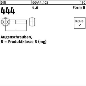 Augenschraube DIN 444 FormB BM 8x 75 4.6 25 Stück - VPE: 25