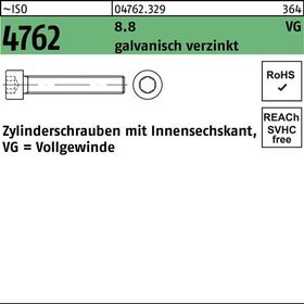 Zylinderschraube ISO 4762 Innen-6kt VG M5x60 8.8 galv.verz. 200St. - VPE: 200