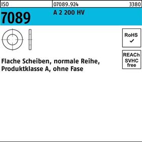 Unterlegscheibe ISO 7089 o.Fase 45 A 2 200 HV 10 Stück - VPE: 10