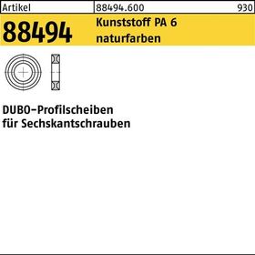 Profilscheibe R 88494 f.6-ktschrauben 231 - M36x10 PA 6 natur 1St. DUBO