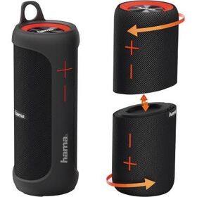 Hama mobiler Bluetooth-Lautsprecher Twin 2.0 188220 schwarz