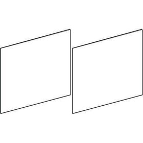 KG Auszugfront Set, Schwarz, Acanto zu WTU 120 Art.-Nr.: 500.613.16.1