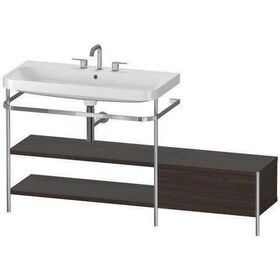 Duravit WTU HAPPY D.2 PLUS 1600x490mm m Metallkon 2 HL we supermatt