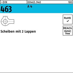 Scheibe DIN 463 2 Lappen 10,5 A 4 25 Stück - VPE: 25